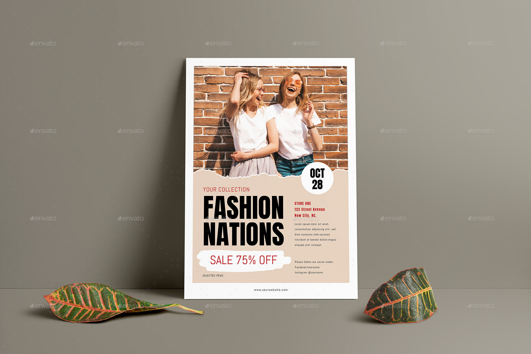 Fashion Nation Template Set, Print Templates GraphicRiver
